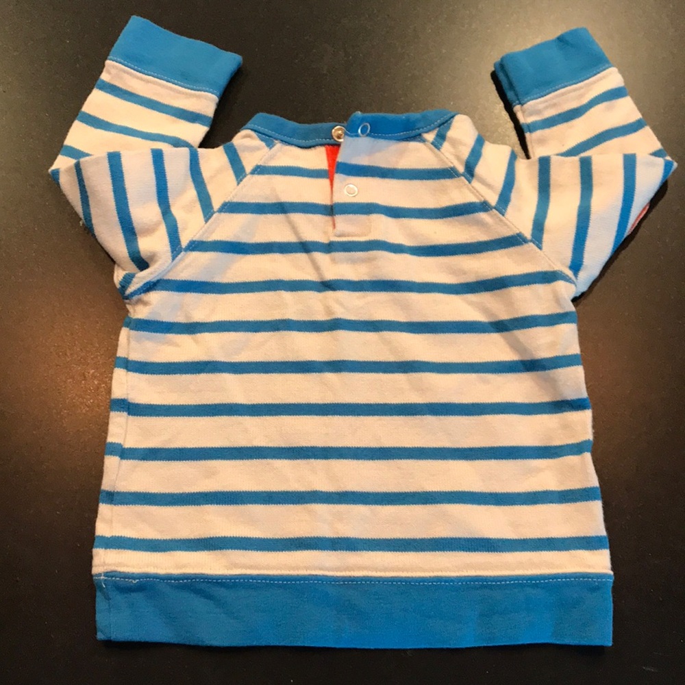 NWOT Petit Bateau striped sweatshirt (6 months) - Picture 2 of 4